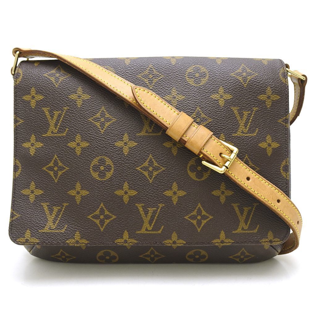 Louis Vuitton Monogram Musette Tango Shoulder Brown